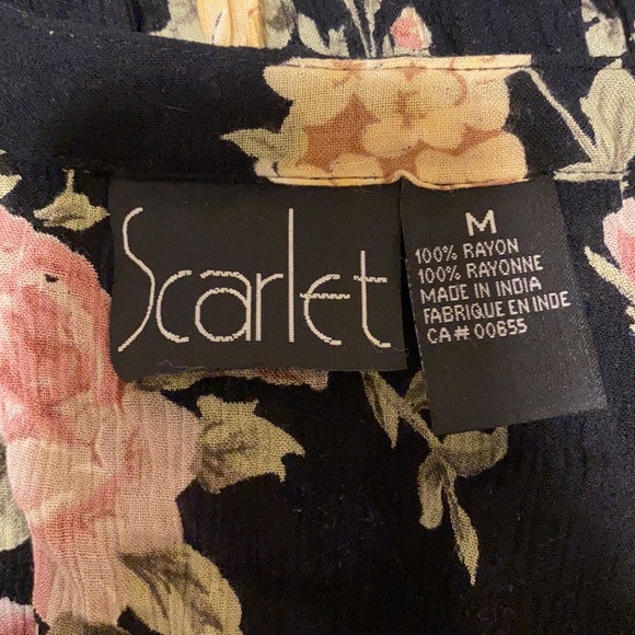 rose pattern dress - Picture 5 of 6